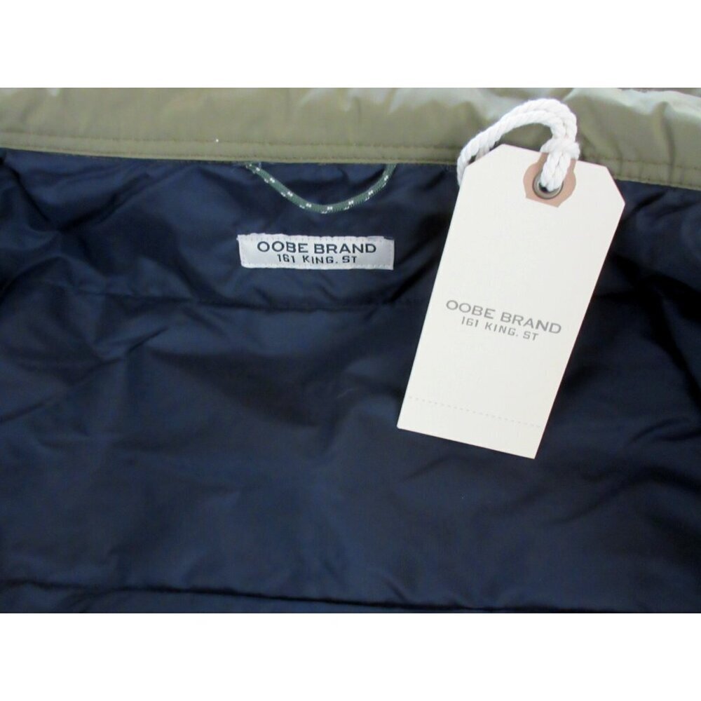 OOBE Brand Men's Snap Front Deck Shirt Jacket Shacket Buckwheat Green NWT - Picture 4 of 6